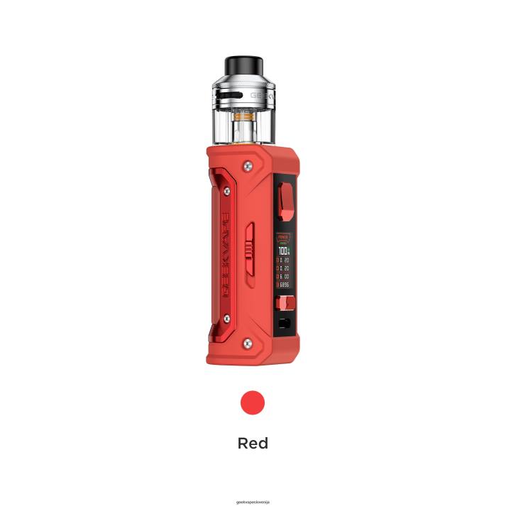 GeekVape e100i komplet 3000mah rdeča - Geek Vape Kits 408T148