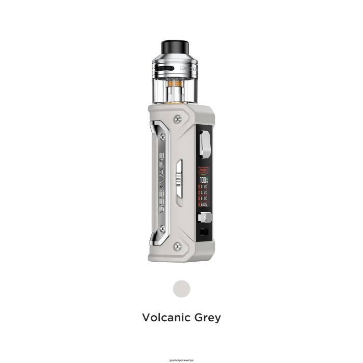 GeekVape e100i komplet 3000mah vulkansko siva - Geekvape For Sale 408T145