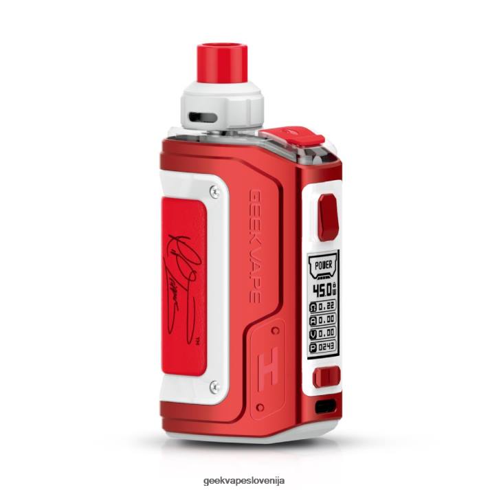 GeekVape h45 (aegis hero 2) pod mod kit 1400mah 4ml rte izdaja (rdeča in bela) - Geek Vape Kits 408T98