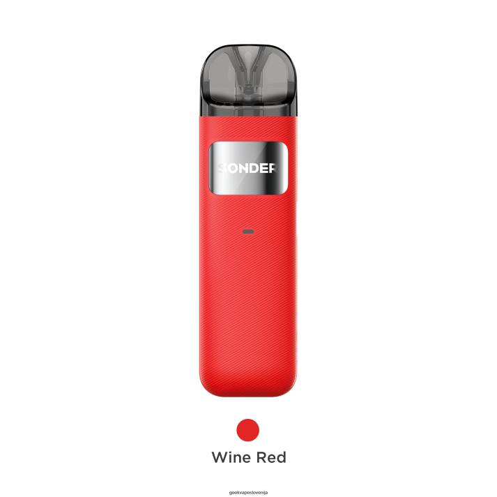 GeekVape sonder u pod system kit 1000mah rdeče vino - Geek Bar Cena 408T133